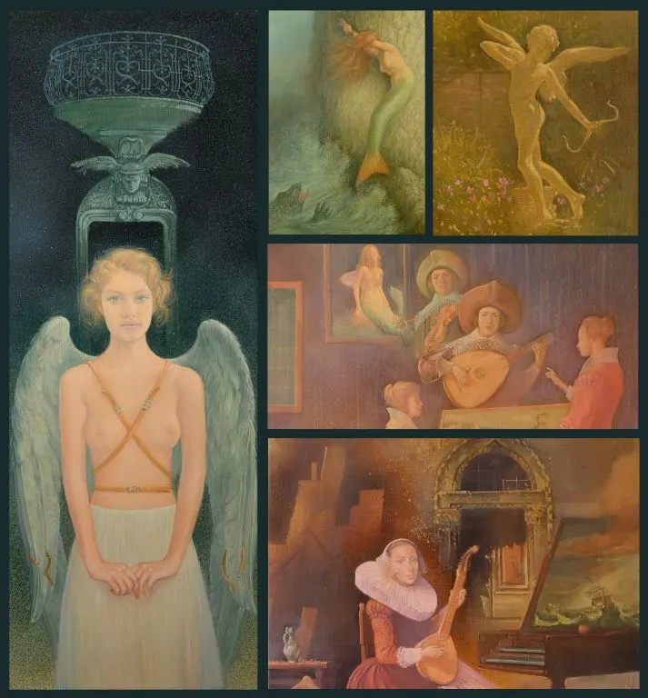 Photograph — Exhibition of Peđa Milošević's Paintings at the Serbian Cultural Centre in Pula for the 64th Film Festival (7)